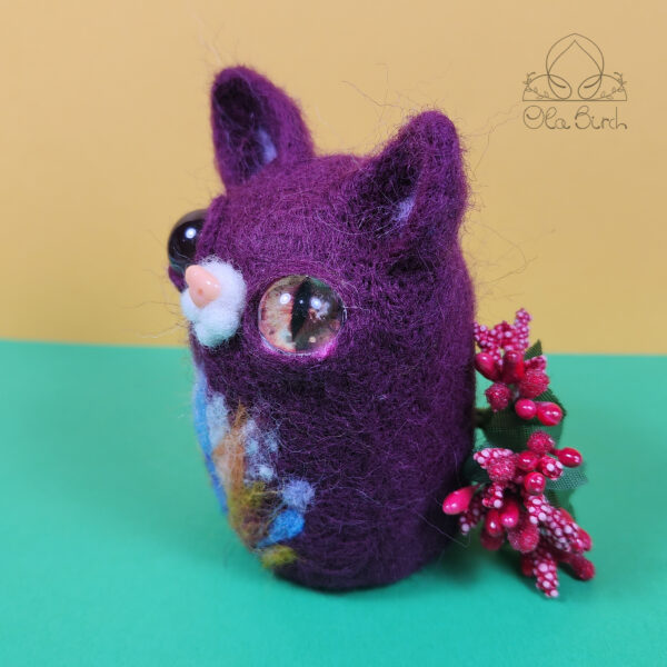 Burgundy Cat - Image 3